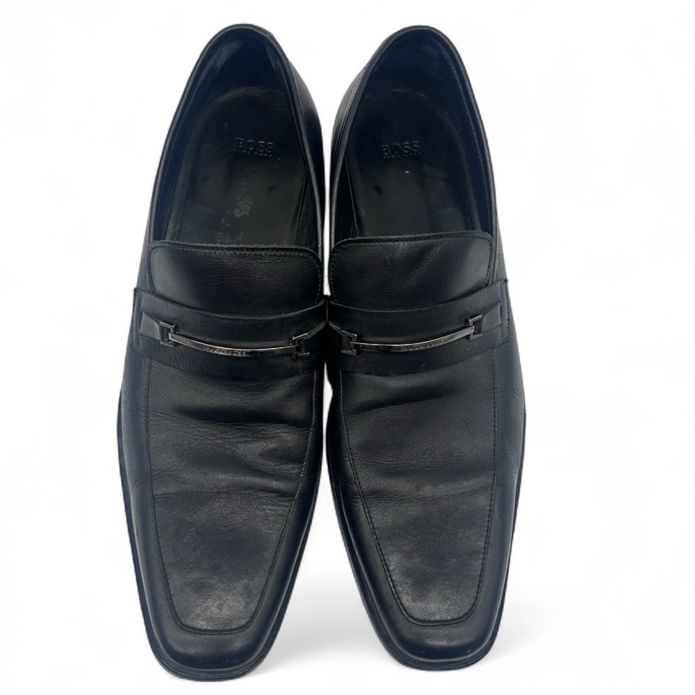 Hugo Boss CARL Black Leather Loafers 13